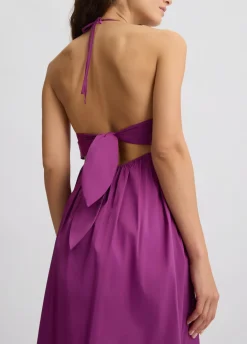 Liu Jo Robe longue en coton|Femme Mode Plage|Robes