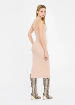 Liu Jo Robe longue en maille|Femme Mailles|Robes