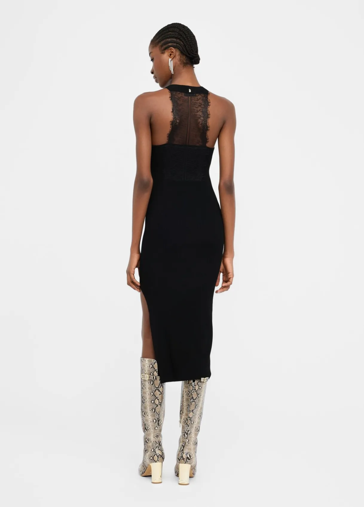 Liu Jo Robe longue en maille|Femme Mailles|Robes