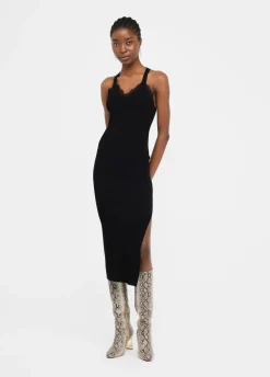 Liu Jo Robe longue en maille|Femme Mailles|Robes