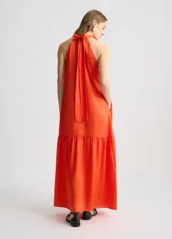 Liu Jo Robe longue en satin|Femme Robes