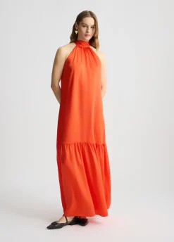 Liu Jo Robe longue en satin|Femme Robes