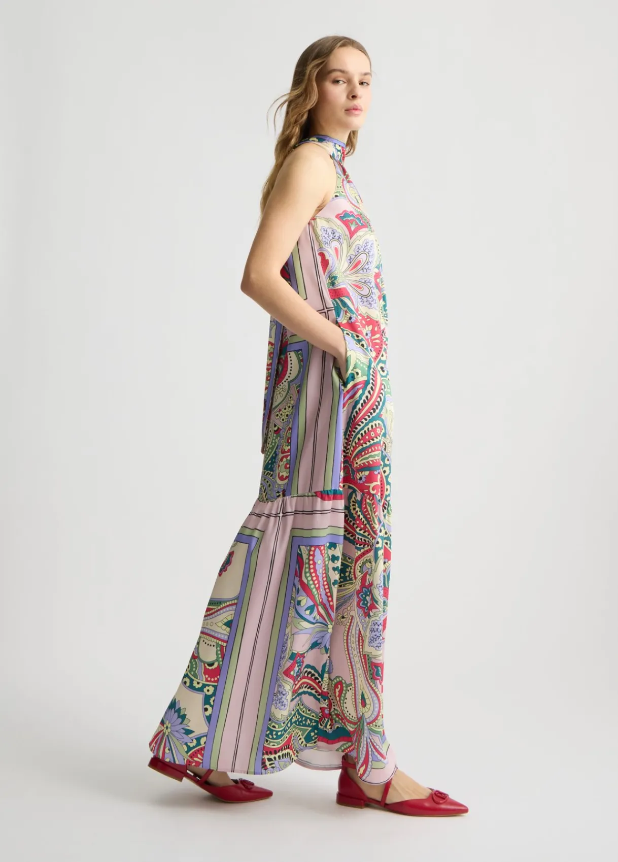Liu Jo Robe longue en satin|Femme Robes