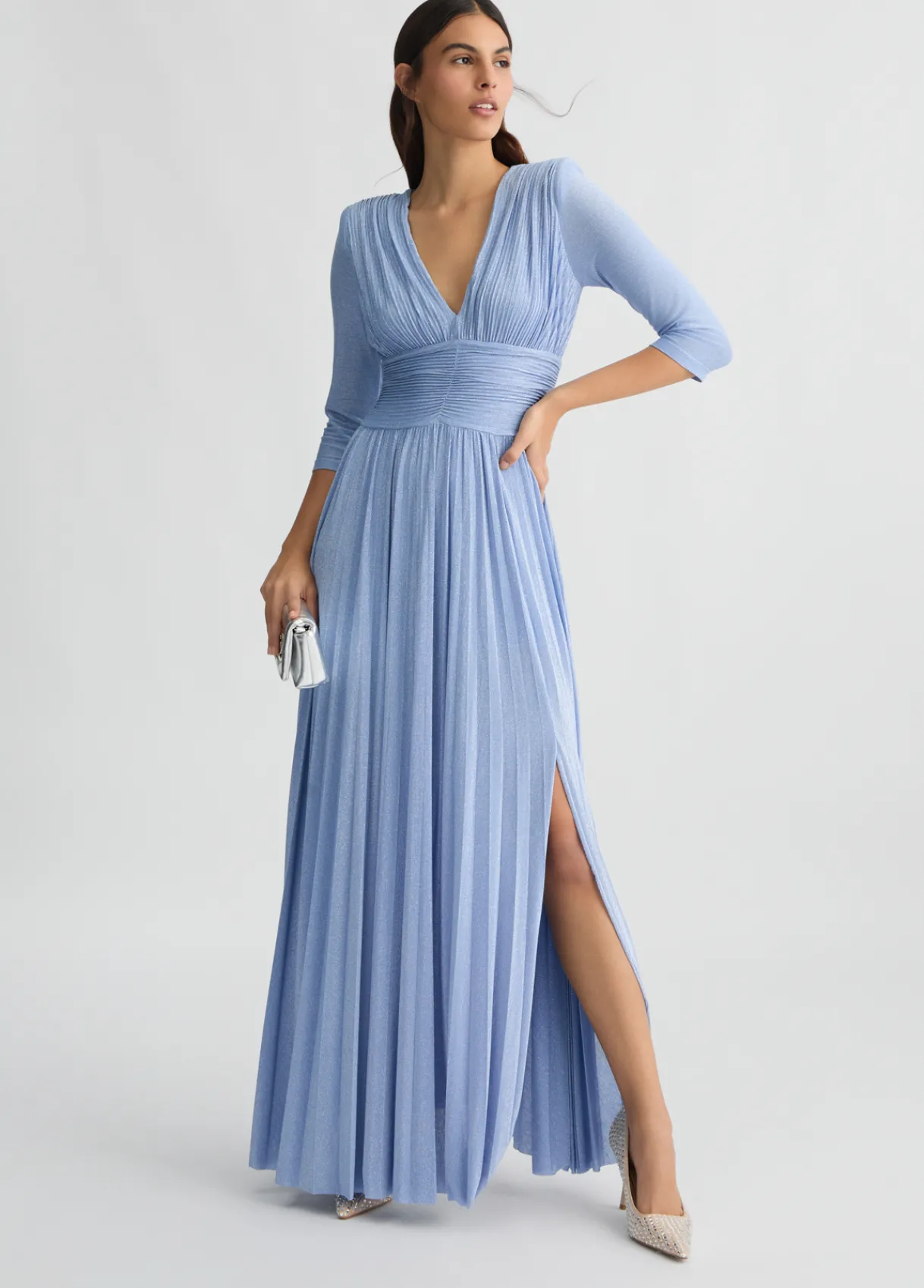 Liu Jo Robe longue plissée|Femme Cérémonie|Robes
