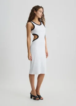 Liu Jo Robe midi ajourée|Femme Mode Plage|Robes