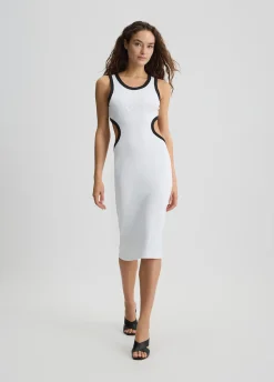 Liu Jo Robe midi ajourée|Femme Mode Plage|Robes