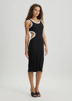 Liu Jo Robe midi ajourée|Femme Mode Plage|Robes
