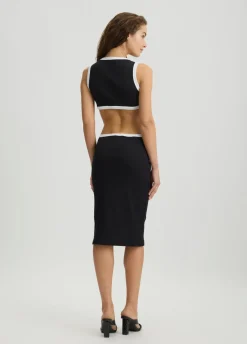 Liu Jo Robe midi ajourée|Femme Mode Plage|Robes