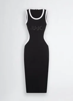 Liu Jo Robe midi ajourée|Femme Mode Plage|Robes