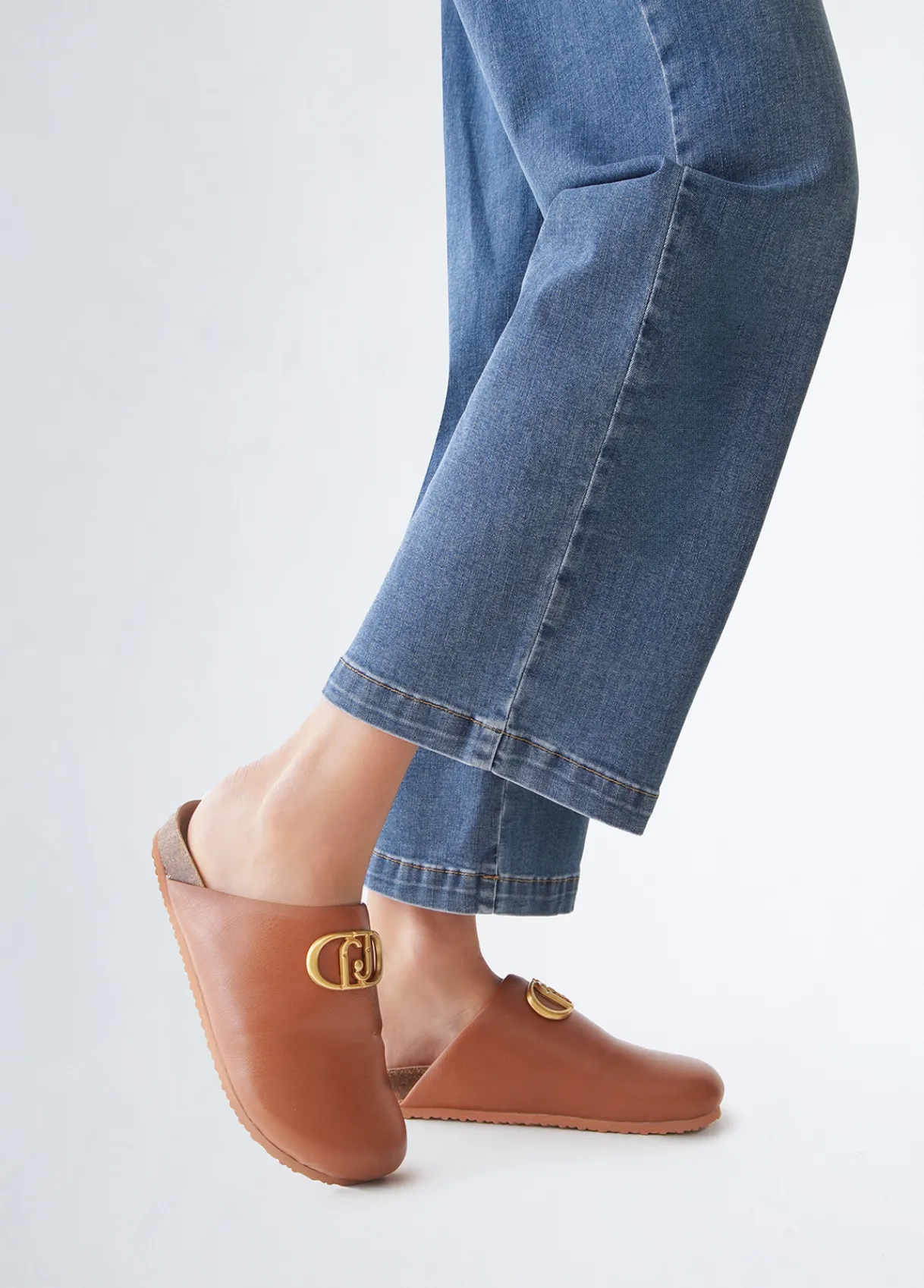 Liu Jo Sabots avec maxi logo|Femme Mocassins