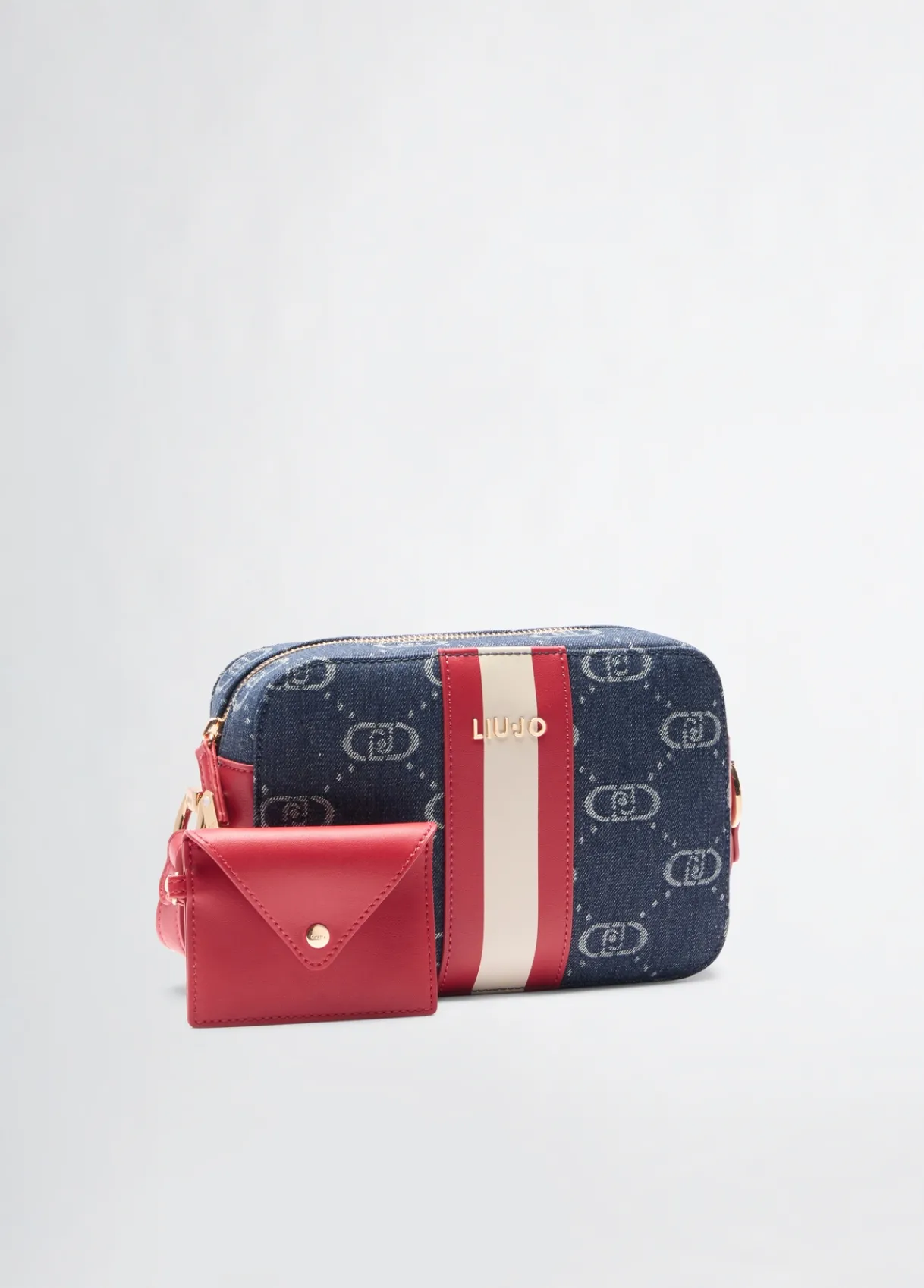 Liu Jo Sac à bandoulière format moyen jacquard|Femme Sac Bandoulière