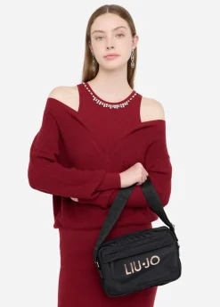Liu Jo Sac à bandoulière format moyen en nylon|Femme Sac Bandoulière
