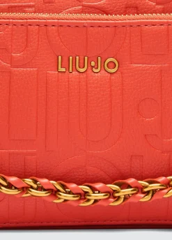 Liu Jo Sac à bandoulière format moyen avec chaîne décorative|Femme Sac Bandoulière