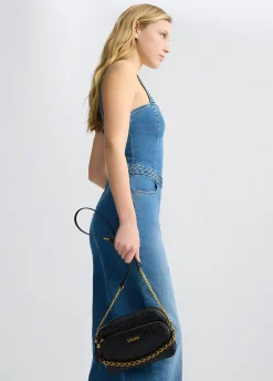 Liu Jo Sac à bandoulière format moyen avec chaîne décorative|Femme Sac Bandoulière