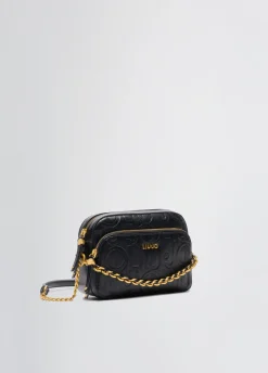 Liu Jo Sac à bandoulière format moyen avec chaîne décorative|Femme Sac Bandoulière