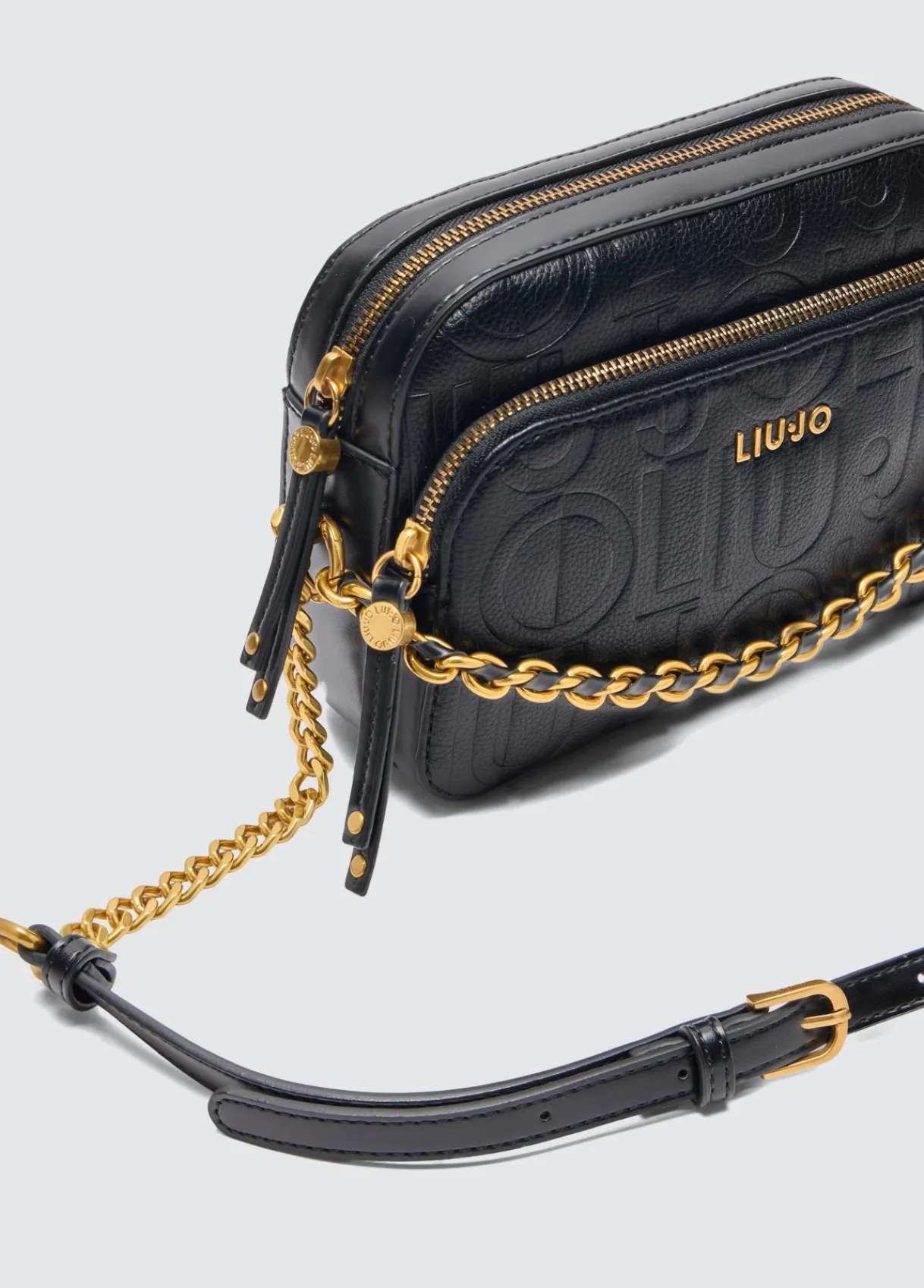Liu Jo Sac à bandoulière format moyen avec chaîne décorative|Femme Sac Bandoulière