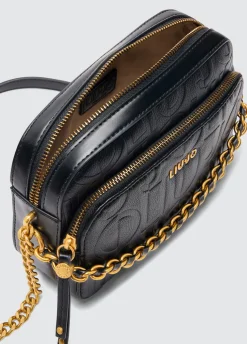 Liu Jo Sac à bandoulière format moyen avec chaîne décorative|Femme Sac Bandoulière