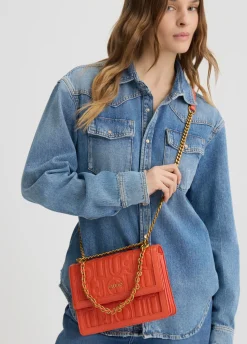 Liu Jo Sac à bandoulière format moyen avec logo|Femme Sac Bandoulière