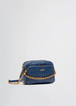 Liu Jo Sac à bandoulière format moyen avec chaîne décorative|Femme Sac Bandoulière