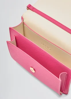 Liu Jo Sac à bandoulière format moyen avec chaîne|Femme Sac Bandoulière
