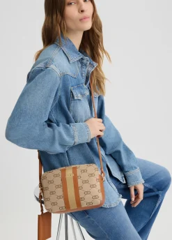 Liu Jo Sac à bandoulière format moyen jacquard|Femme Sac Bandoulière
