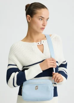 Liu Jo Sac à bandoulière format moyen en nylon|Femme Sac Bandoulière