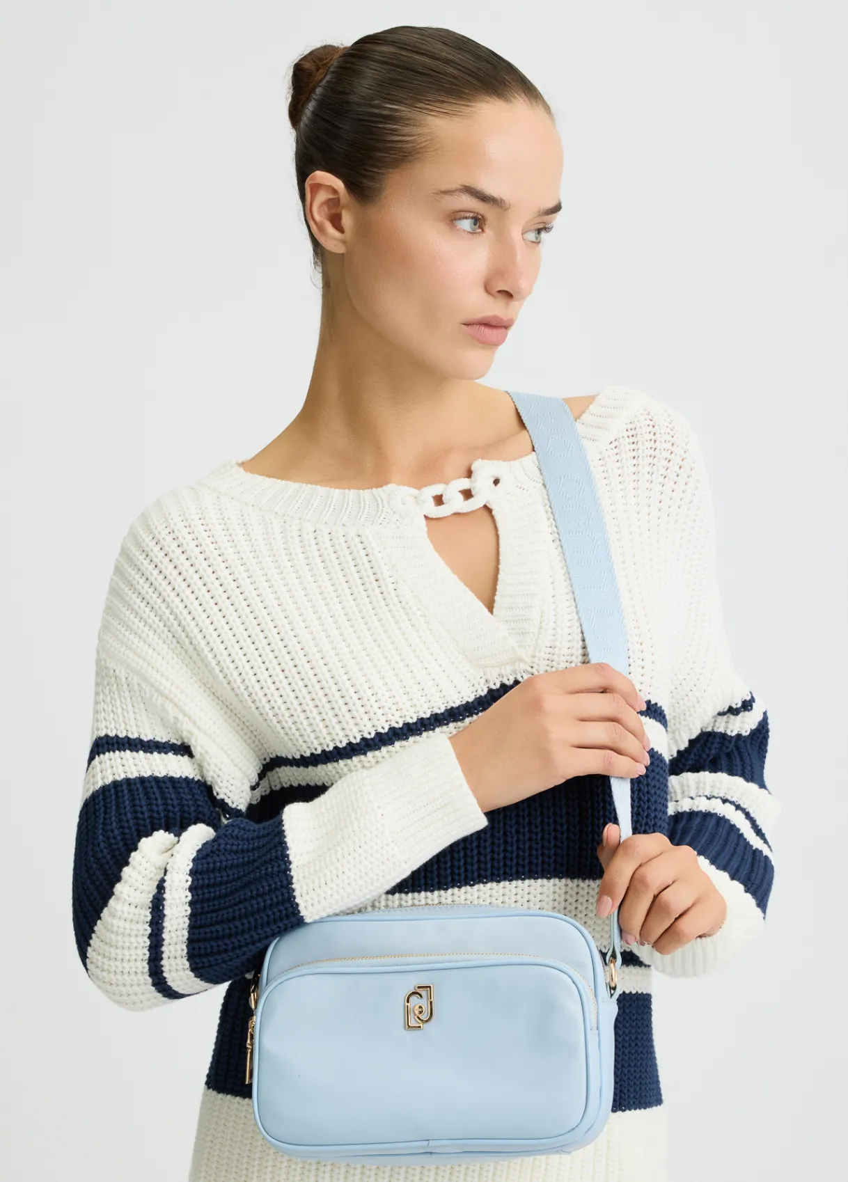 Liu Jo Sac à bandoulière format moyen en nylon|Femme Sac Bandoulière