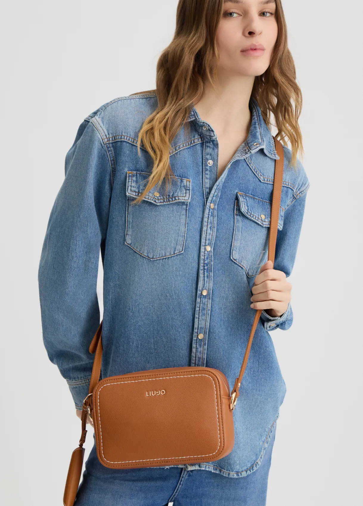Liu Jo Sac à bandoulière format moyen avec pochette|Femme Sac Bandoulière