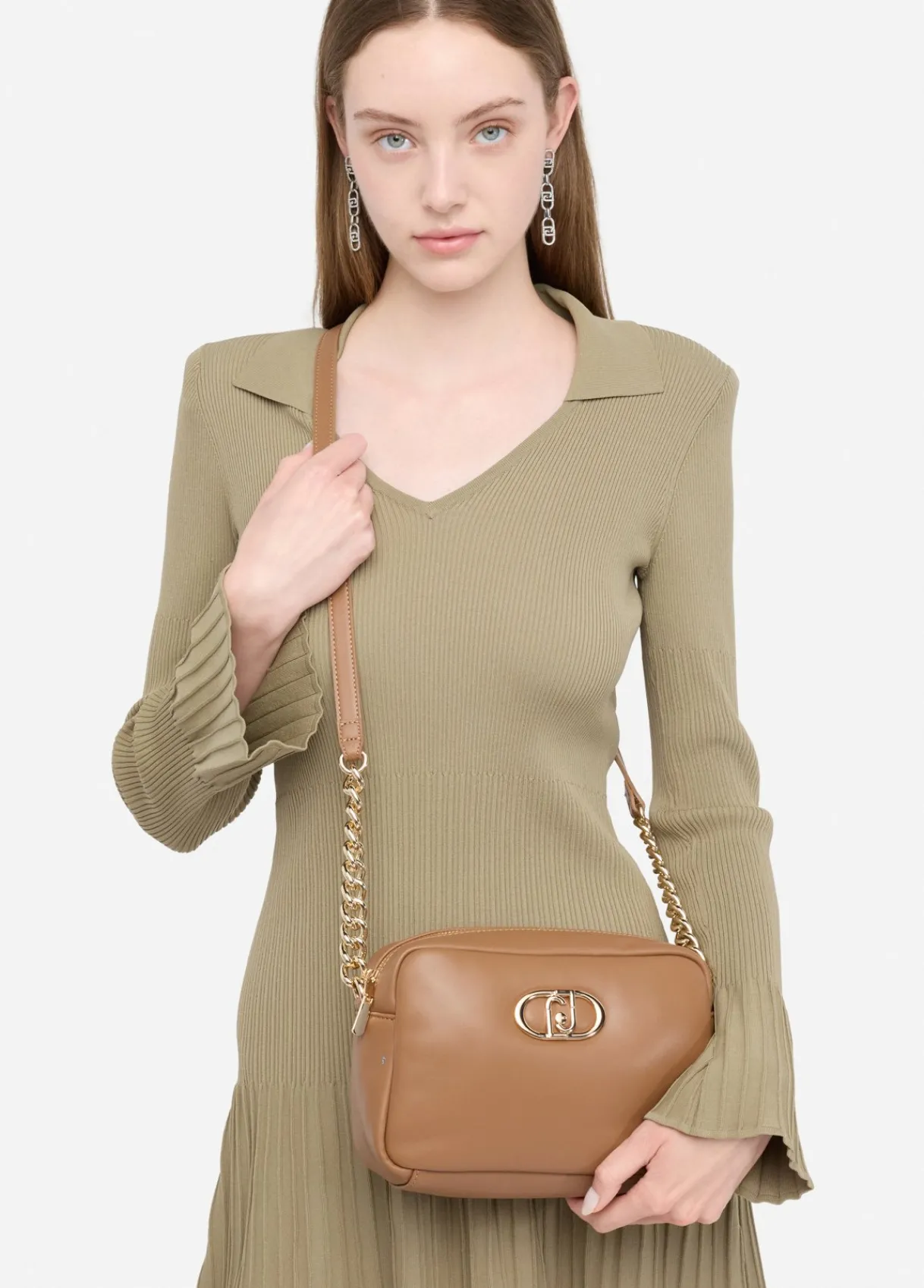 Liu Jo Sac à bandoulière format moyen LaPuffy|Femme Sac Bandoulière