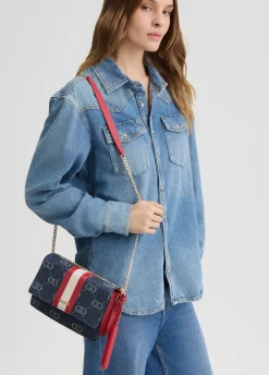 Liu Jo Sac à bandoulière petit format jacquard|Femme Sac Bandoulière