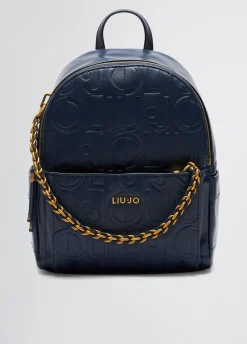 Liu Jo Sac à dos avec logo et chaîne|Femme Sac À Dos