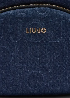 Liu Jo Sac à dos format moyen en toile denim|Femme Sac À Dos