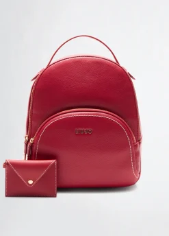 Liu Jo Sac à dos foulonné avec pochette|Femme Sac À Dos