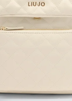 Liu Jo Sac à dos matelassé couleur crème|Femme Sac À Dos