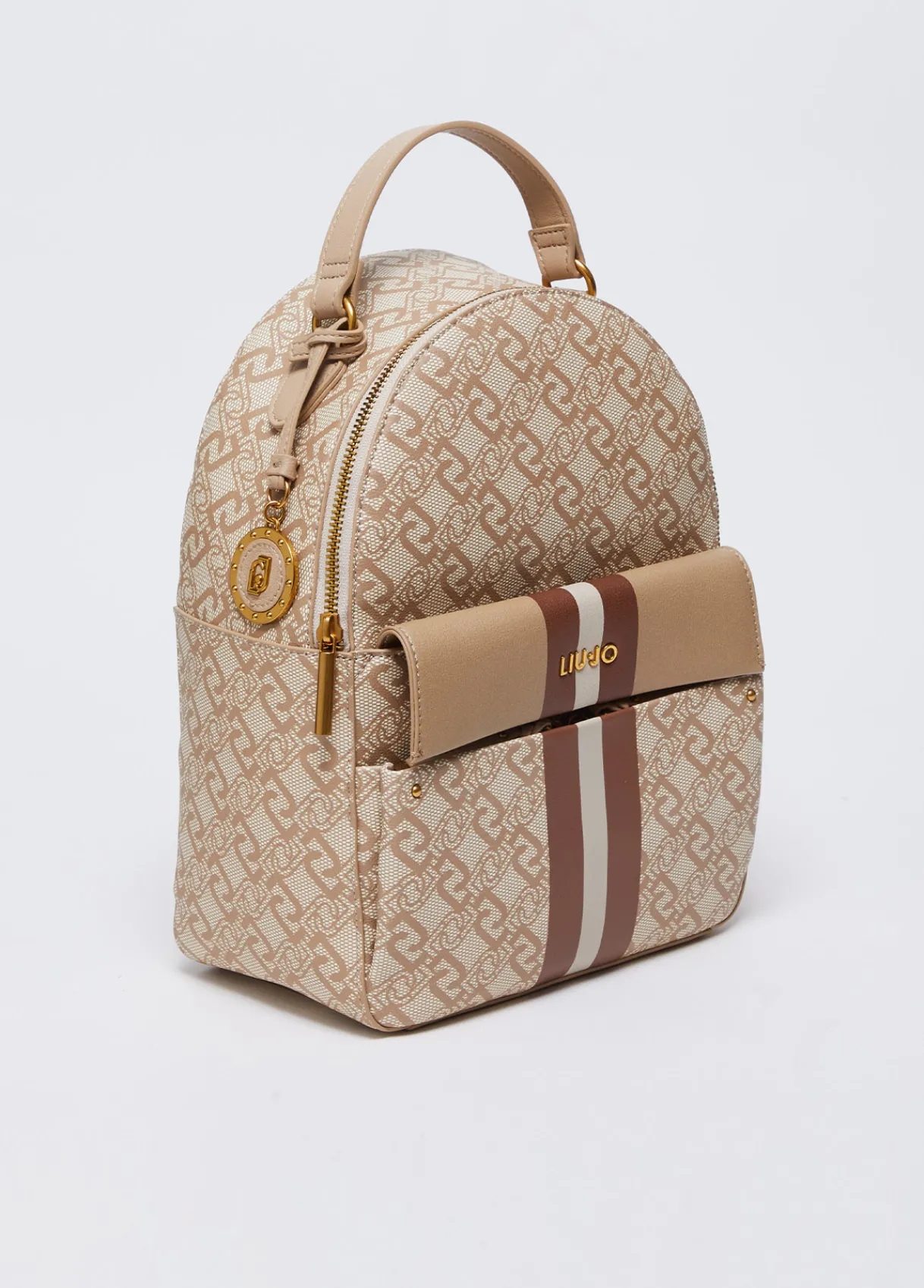 Liu Jo Sac à dos monogrammé avec charm|Femme Sac À Dos