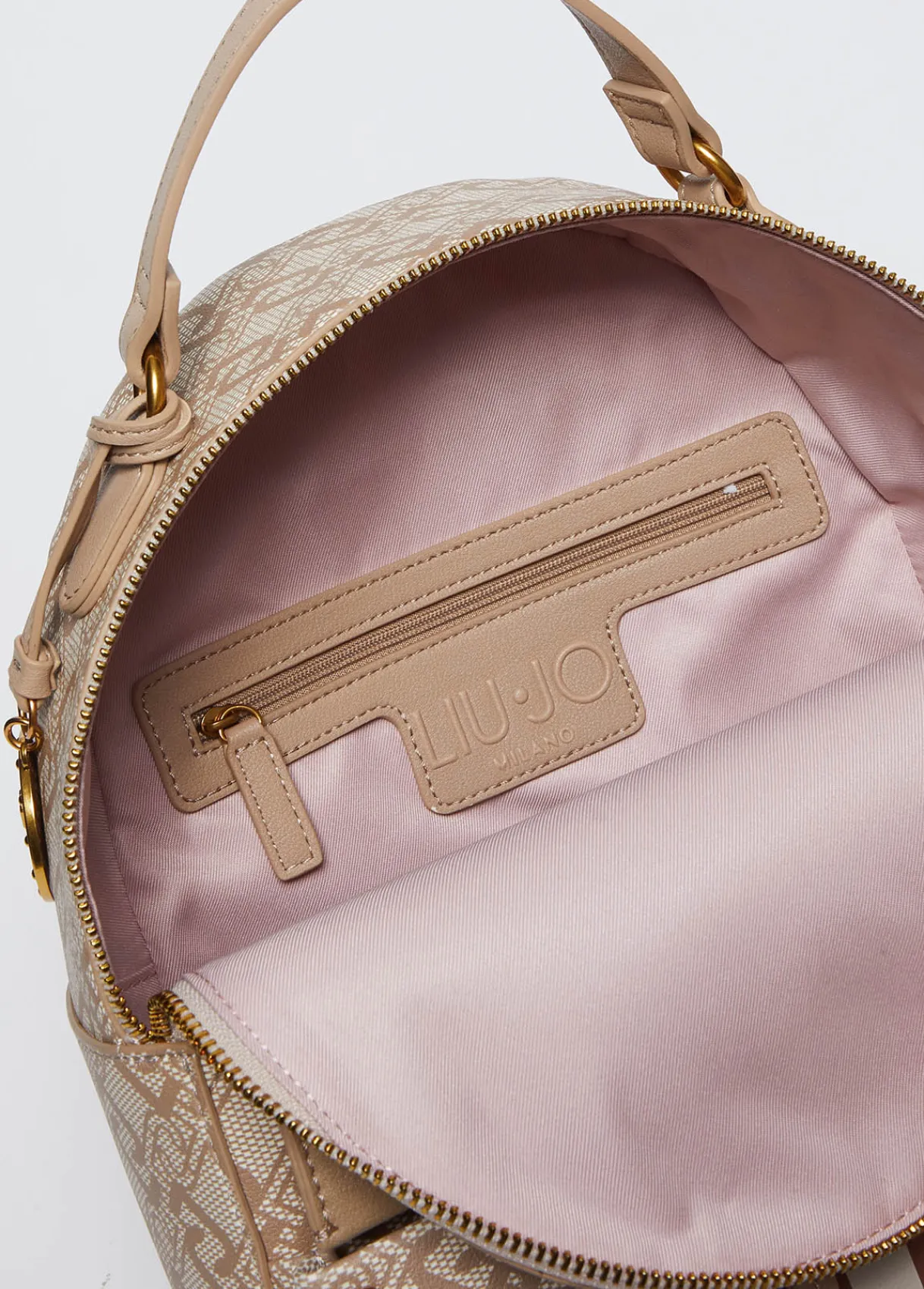 Liu Jo Sac à dos monogrammé avec charm|Femme Sac À Dos