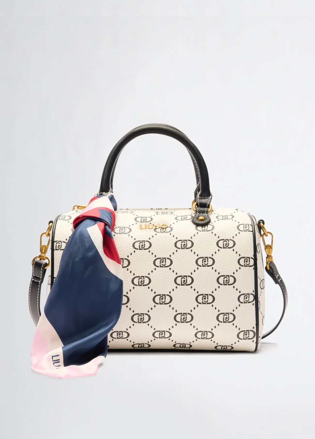 Liu Jo Sac bowling format moyen avec foulard|Femme Sac À Main