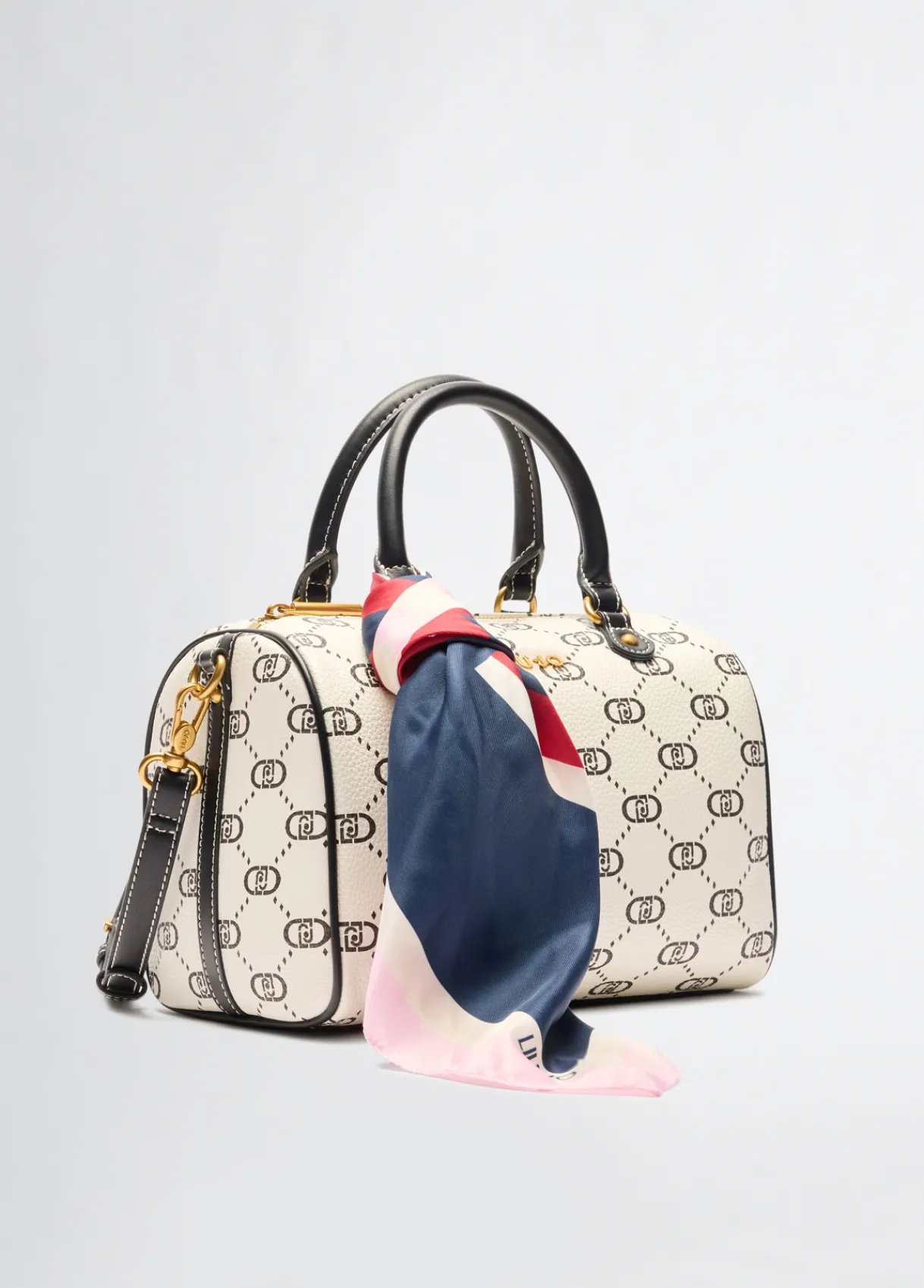 Liu Jo Sac bowling format moyen avec foulard|Femme Sac À Main