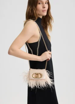 Liu Jo Sac format mini LaPuffy avec plumes|Femme Sac Bandoulière|Lapuffy