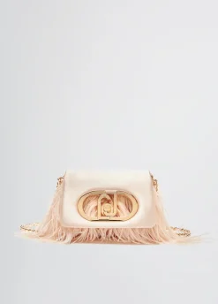 Liu Jo Sac format mini LaPuffy avec plumes|Femme Sac Bandoulière|Lapuffy