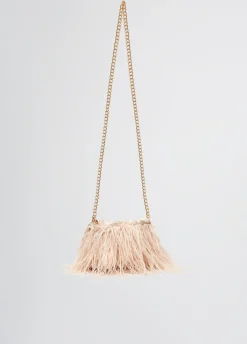 Liu Jo Sac format mini LaPuffy avec plumes|Femme Sac Bandoulière|Lapuffy