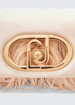 Liu Jo Sac format mini LaPuffy avec plumes|Femme Sac Bandoulière|Lapuffy