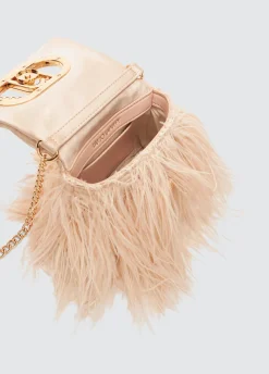 Liu Jo Sac format mini LaPuffy avec plumes|Femme Sac Bandoulière|Lapuffy