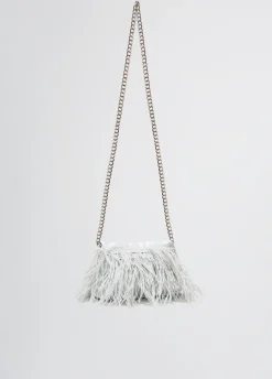 Liu Jo Sac format mini LaPuffy avec plumes|Femme Sac Bandoulière|Lapuffy