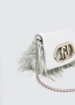 Liu Jo Sac format mini LaPuffy avec plumes|Femme Sac Bandoulière|Lapuffy