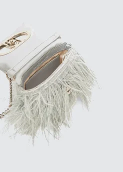 Liu Jo Sac format mini LaPuffy avec plumes|Femme Sac Bandoulière|Lapuffy