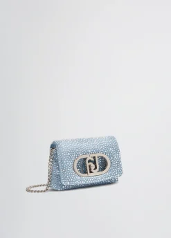 Liu Jo Sac format mini LaPuffy en denim|Femme Sac Bandoulière|Lapuffy