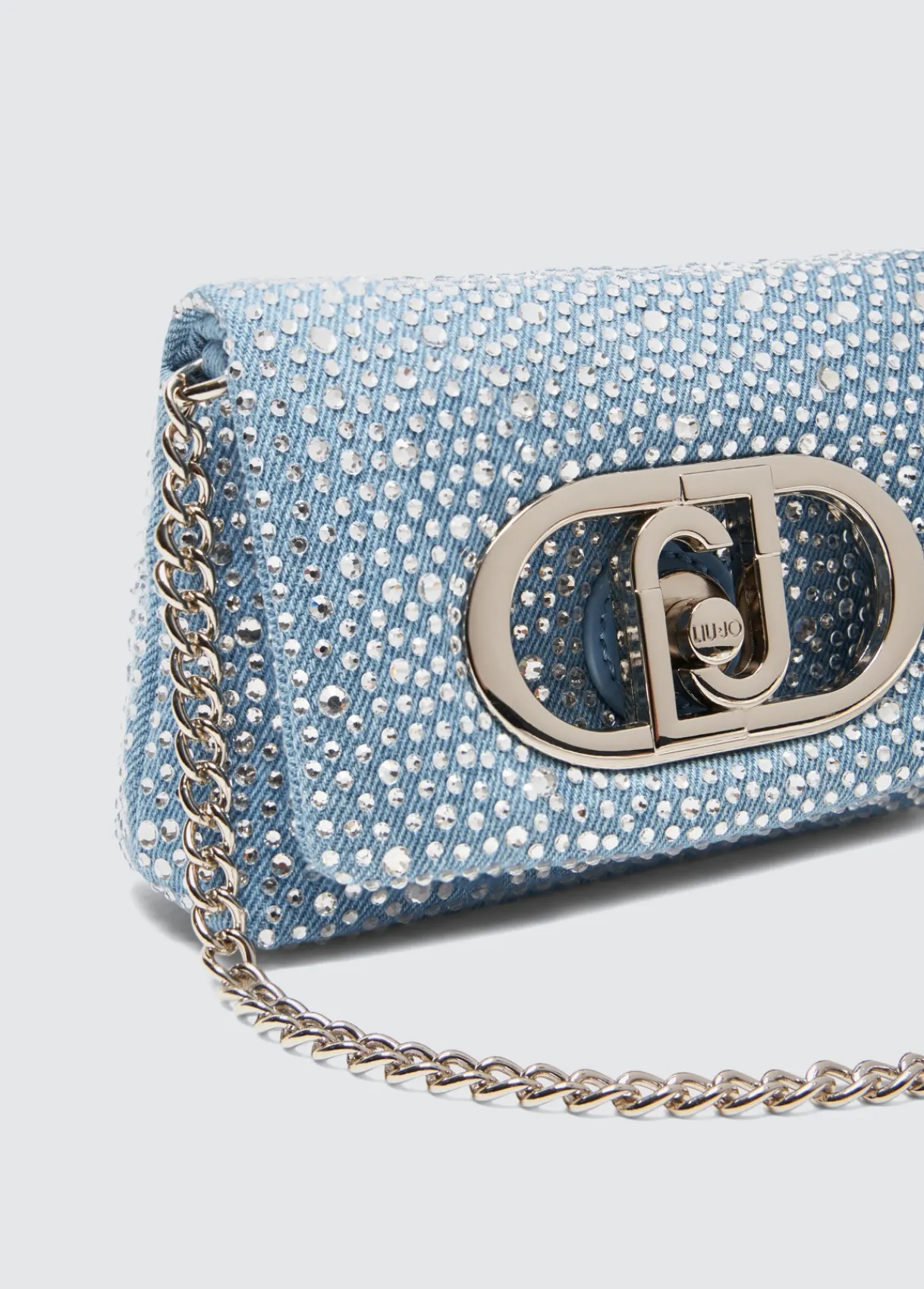 Liu Jo Sac format mini LaPuffy en denim|Femme Sac Bandoulière|Lapuffy