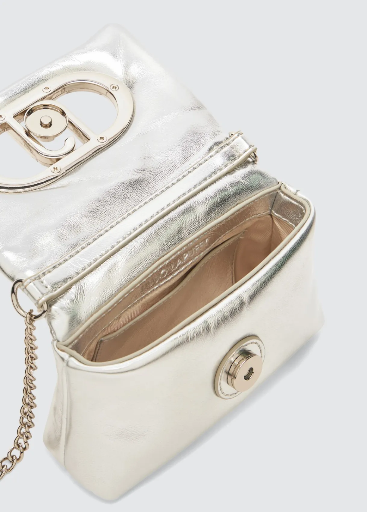 Liu Jo Sac format mini LaPuffy lamé|Femme Sac Bandoulière|Lapuffy