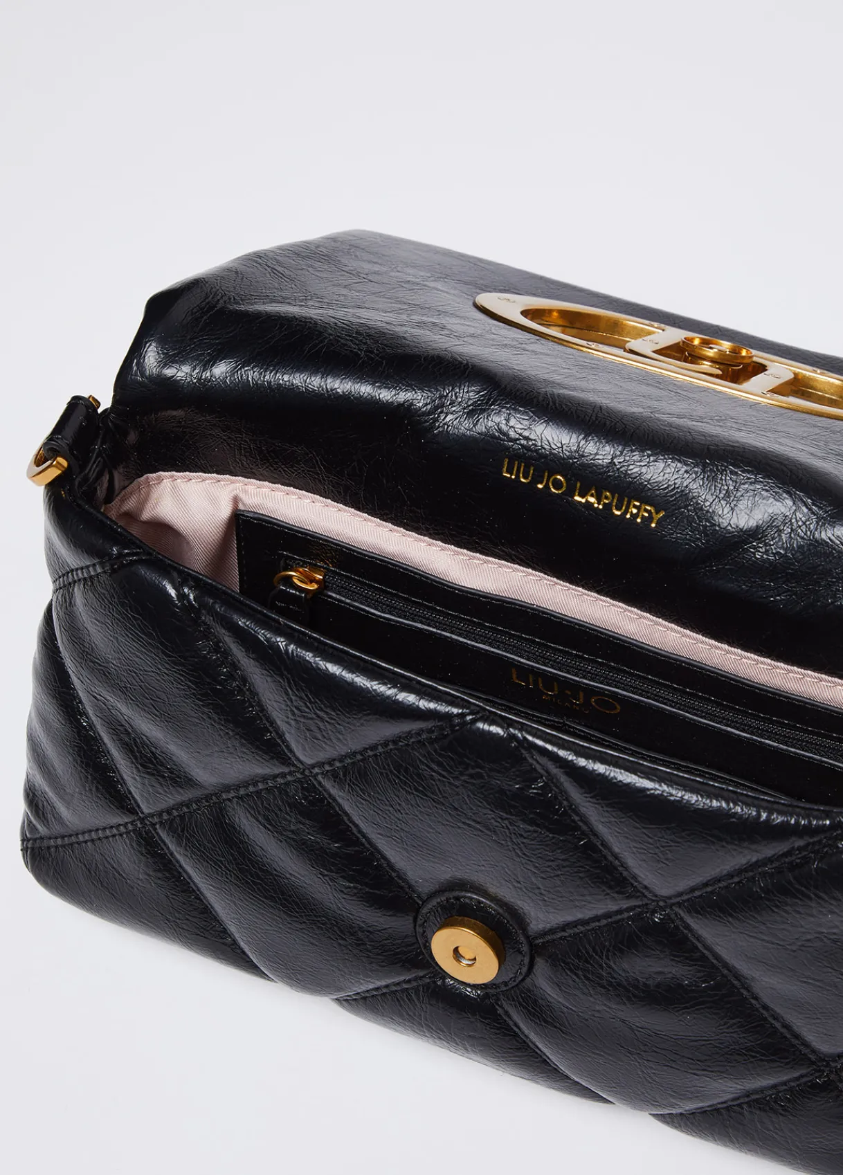 Liu Jo Sac format moyen LaPuffy matelassé|Femme Sac Porté Épaule|Lapuffy